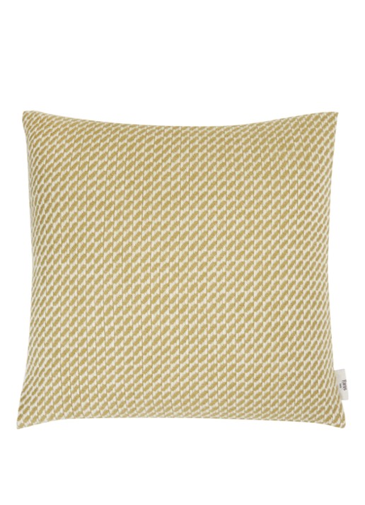 Røros Tweed Mello sierkussen 50 x 50 cm - voorkant mosgroen