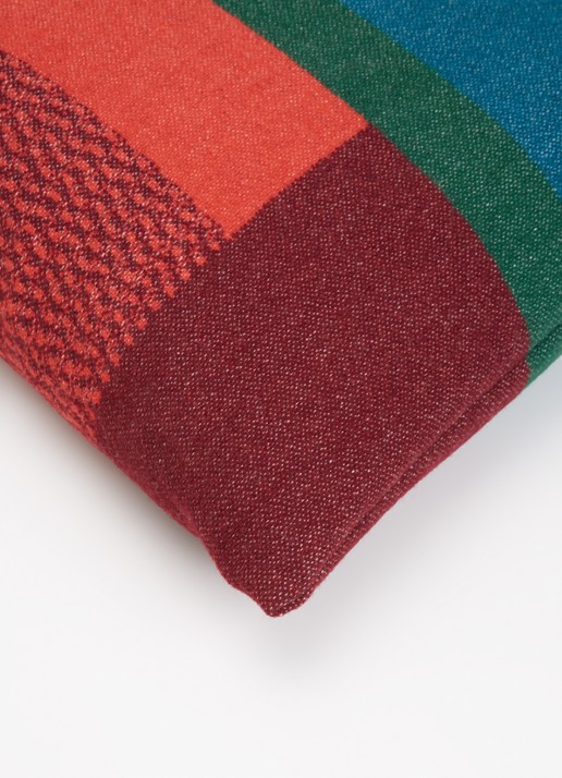 Røros Tweed Mikkel sierkussen 50 x 50 cm - detail 2 multicolor
