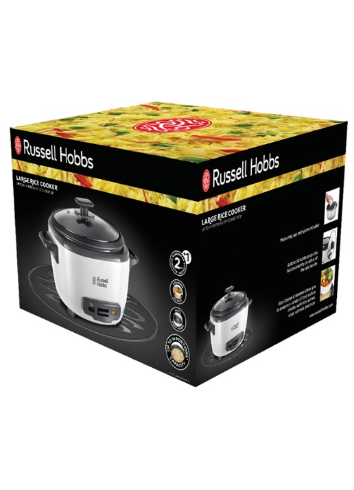 Russell Hobbs Large rijstkoker 14 porties 27040-56 - achterkant wit