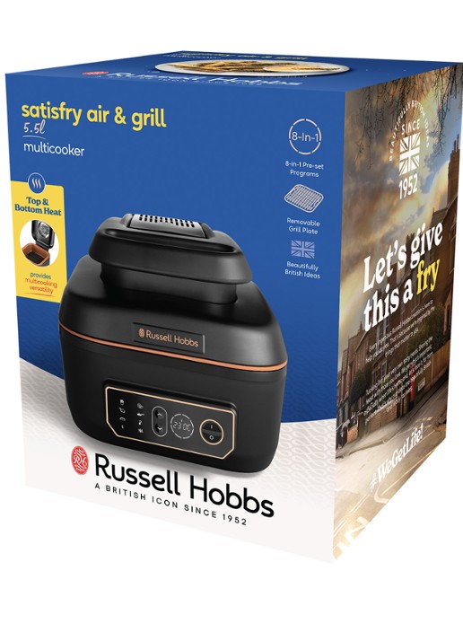 Russell Hobbs Satisfry Air & Grill multicooker 5,5 liter 26520-56 - achterkant 6 undefined