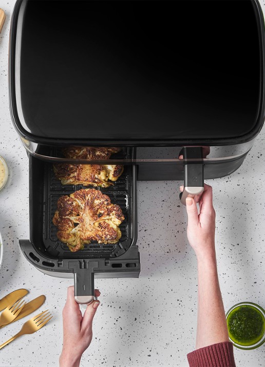 Russell Hobbs Satisfry Dual Basket airfryer 9 liter 27680-56 - detail 7 zwart