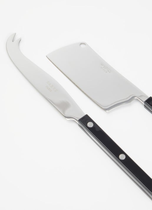 Sabre Bistrot kaasmes set van 2 - voorkant 2 zwart
