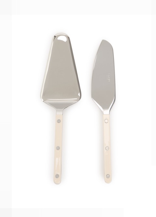 Sabre Bistrot taartbestek 2-delig - voorkant gebroken wit