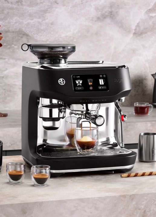 Sage Oracle Dual Boiler espressomachine SES995BTR4EEU1 - voorkant 2 zwart