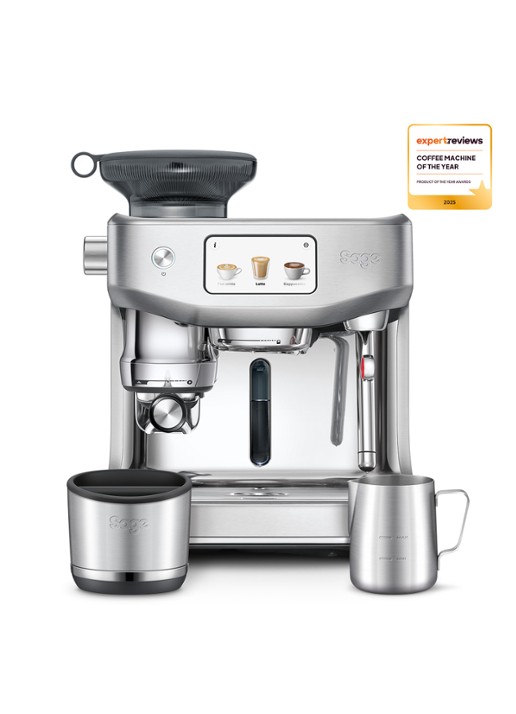 Sage Oracle Jet espressomachine SES985BSS4EEU1 - voorkant 2 zilver