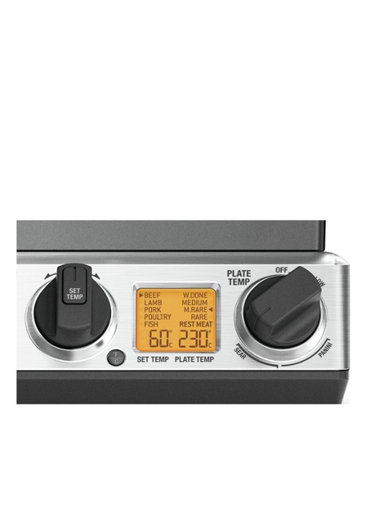 Sage Smart Grill Pro grill BGR84OBSS - detail 3 zilver