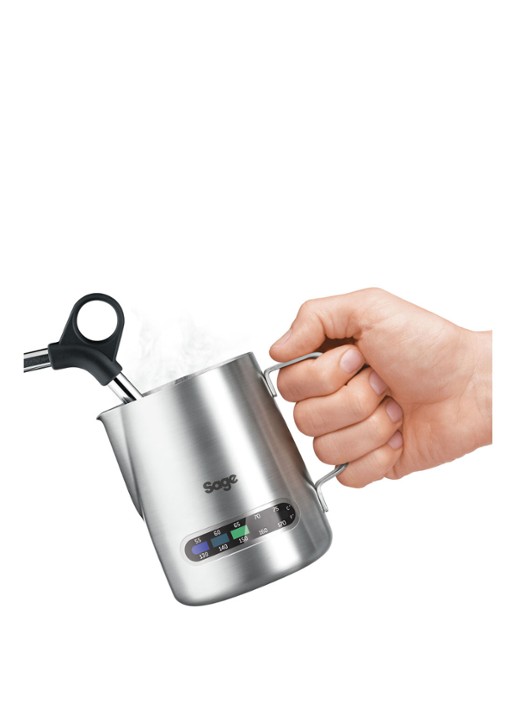 Sage The Temp Control melkkan met thermometer 48 cl - voorkant 2 zilver