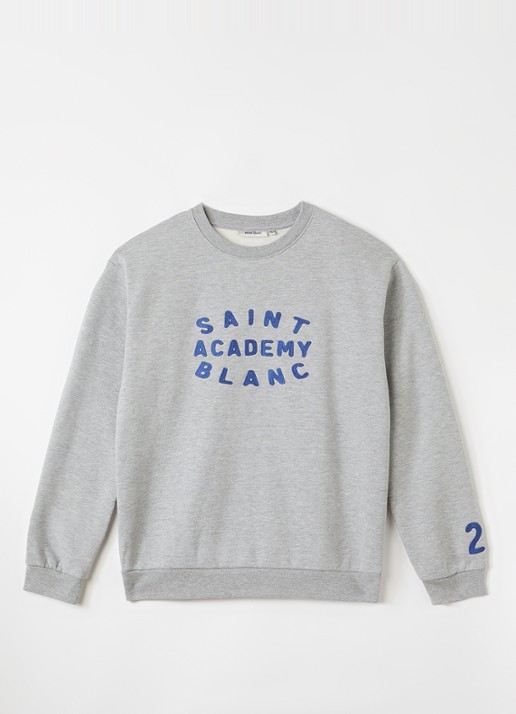 Saint Blanc Academy sweater met logoborduring