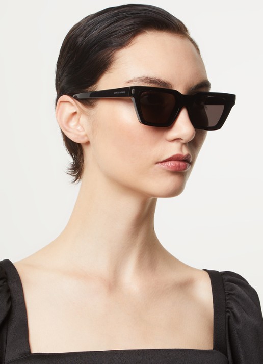 Saint Laurent Calista zonnebril SL633 - voorkant 2 zwart