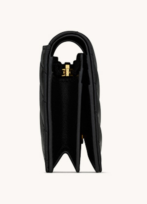Saint Laurent Cassandre Matelassé portemonnee van quilted kalfsleer - detail 2 zwart