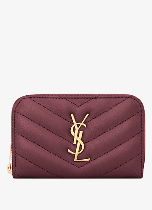Saint Laurent Cassandre portemonnee van lamsleer