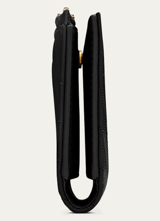 Saint Laurent Cassandre portemonnee van quilted kalfsleer - detail 3 zwart