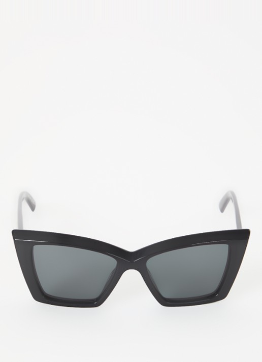 Saint Laurent Cat Eye zonnebril SL 657 - detail 3 zwart