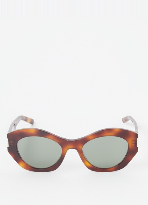 Saint Laurent Cat Eye zonnebril SL639 - voorkant 2 bruin