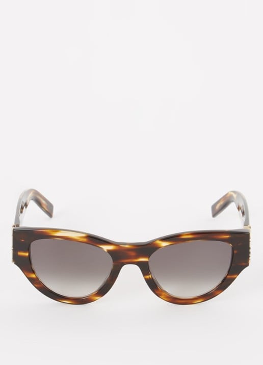 Saint Laurent Cat Eye zonnebril SLM94 - detail 3 donkerbruin