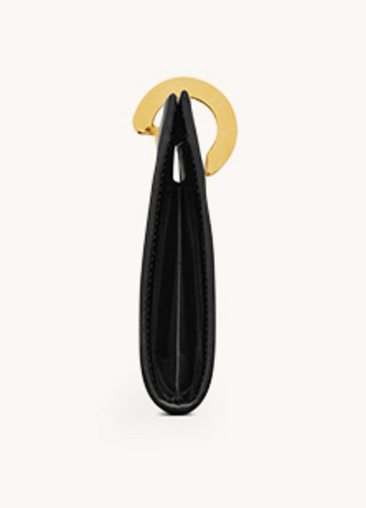 Saint Laurent Daria clutch van kalfsleer - detail 3 zwart