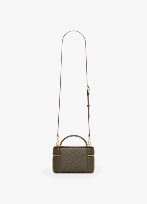 Saint Laurent Gaby handtas van lamsleer - detail 2 bronsgroen