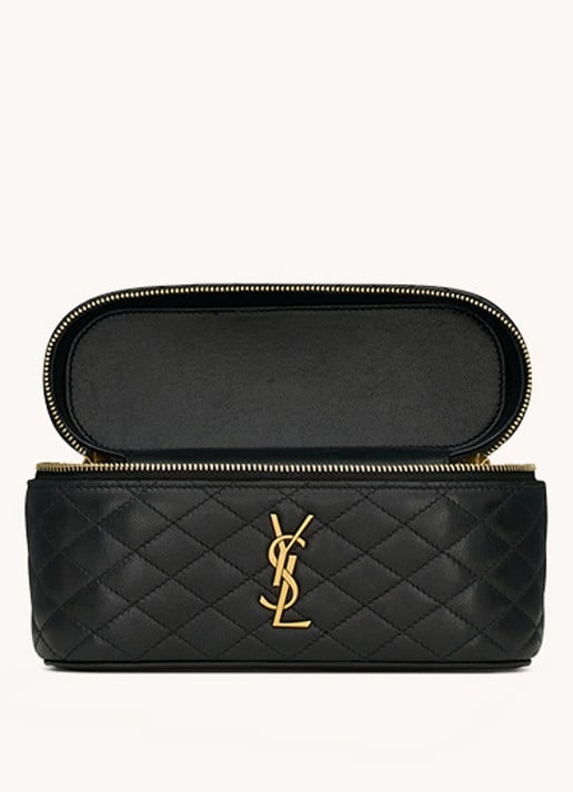 Saint Laurent Gaby Mini handtas van lamsleer - detail 5 zwart