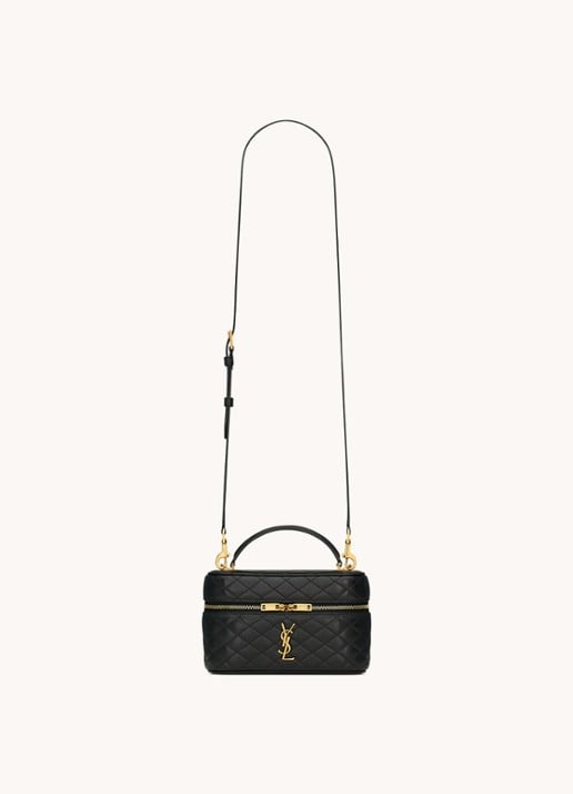Saint Laurent Gaby Mini handtas van lamsleer - voorkant 2 zwart