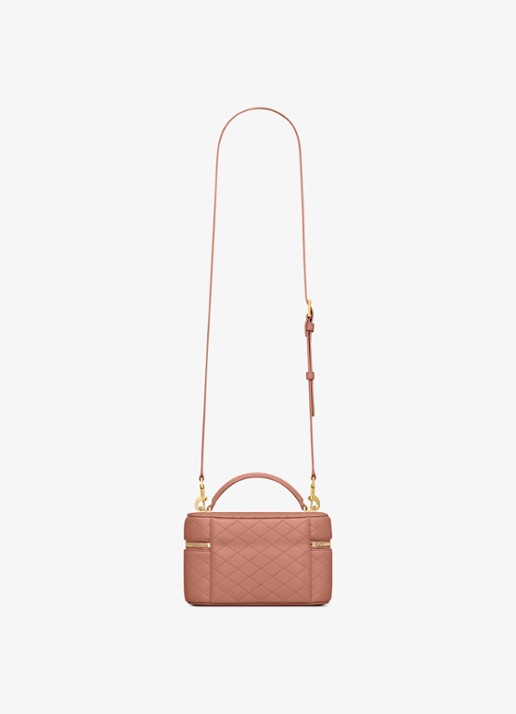 Saint Laurent Gaby Vanity handtas van lamsleer - achterkant oudroze