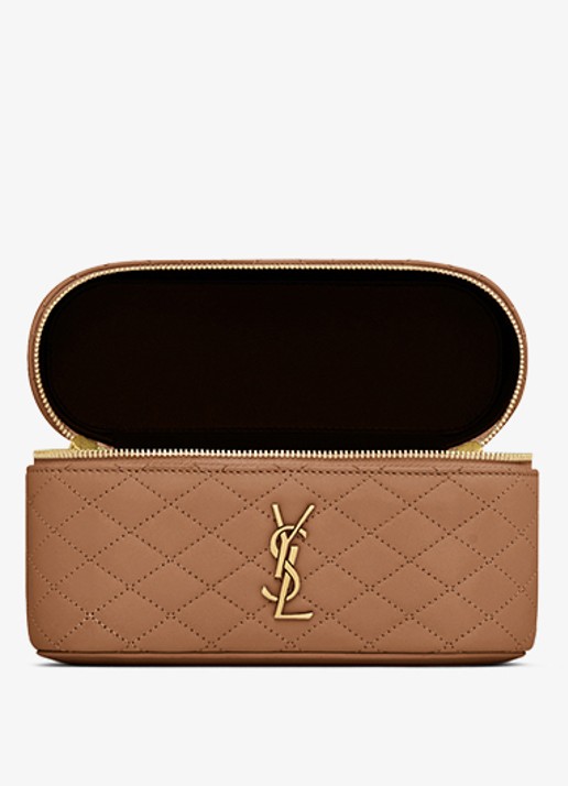Saint Laurent Gaby Vanity handtas van lamsleer - detail 6 bruin