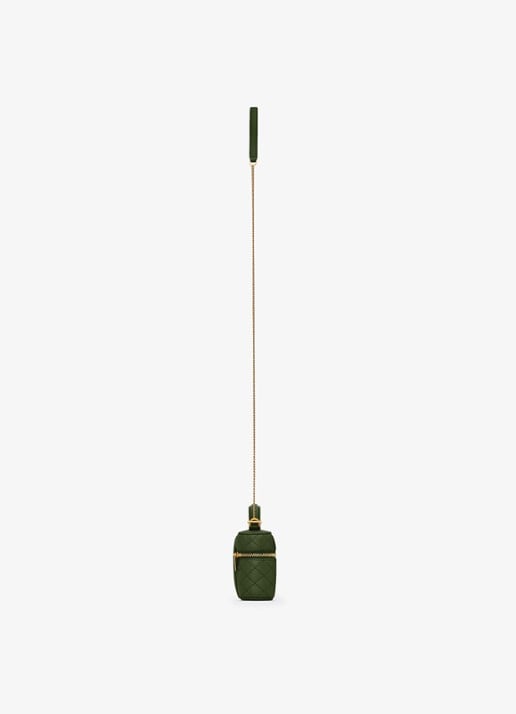 Saint Laurent Gaby Vanity Micro handtas van lamsleer - detail 3 groen