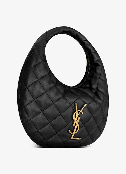 Saint Laurent Icarino handtas van lamsleer - detail 4 zwart
