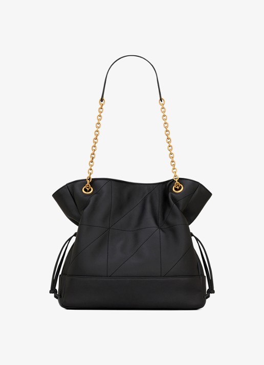 Saint Laurent Jamie Small schoudertas van lamsleer - achterkant 5 zwart