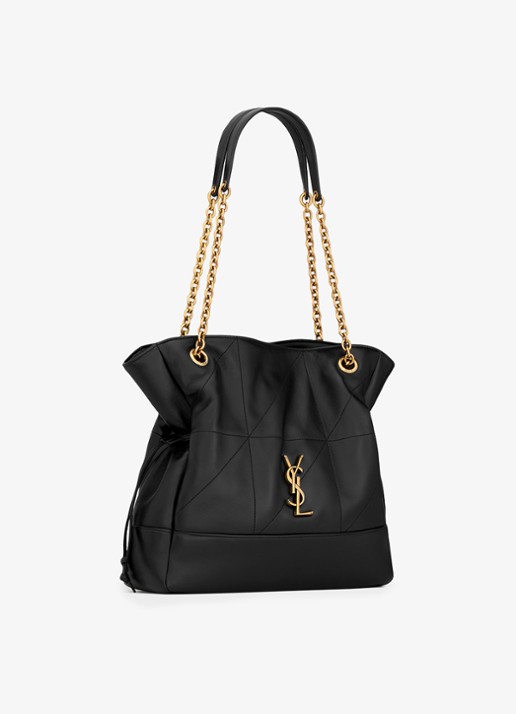 Saint Laurent Jamie Small schoudertas van lamsleer - detail 2 zwart