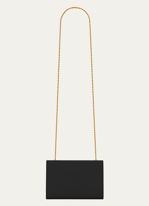 Saint Laurent Kate Small schoudertas van kalfsleer - detail 3 zwart