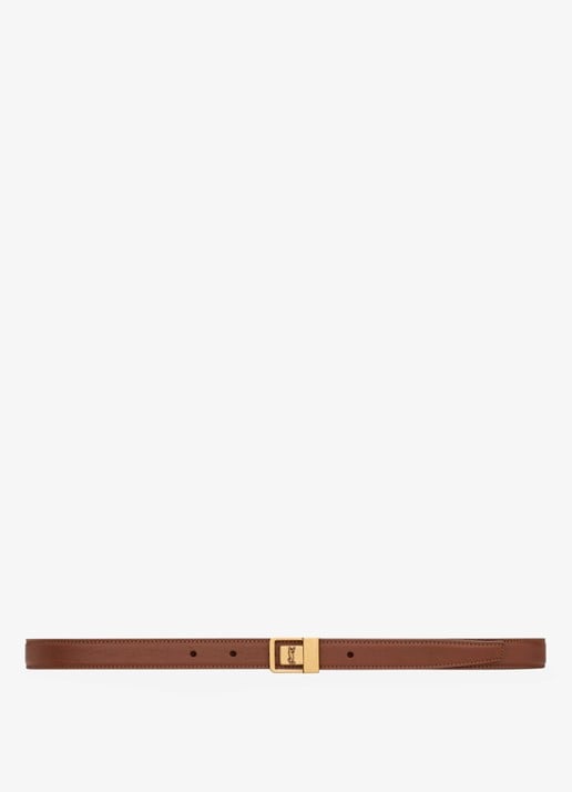 Saint Laurent La 66 riem van kalfsleer