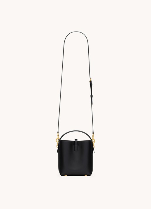 Saint Laurent Le 37 Mini crossbodytas van kalfsleer - detail 3 zwart