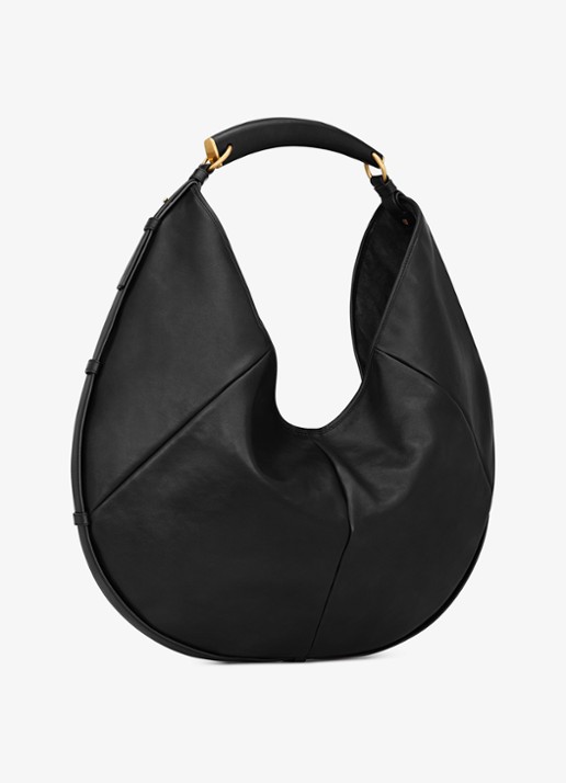 Saint Laurent Mombasa Large schoudertas van kalfsleer - detail 3 zwart