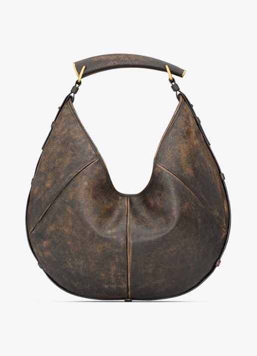 Saint Laurent Mombasa Medium schoudertas van kalfsleer