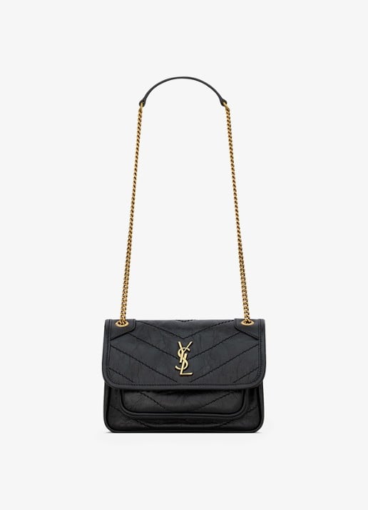Saint Laurent Niki Mini schoudertas van kalfsleer