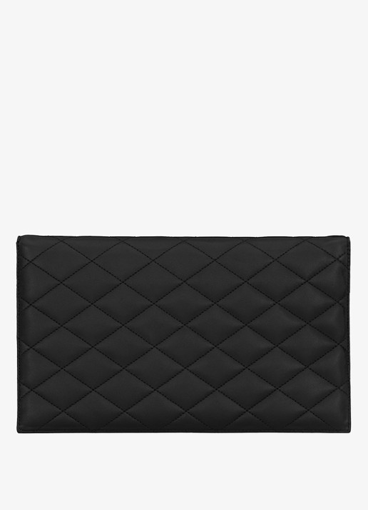 Saint Laurent Paris clutch van lamsleer - achterkant 4 undefined
