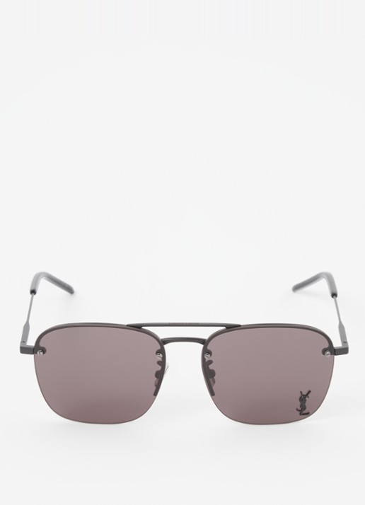 Saint Laurent Piloten zonnebril SL309 - detail zwart
