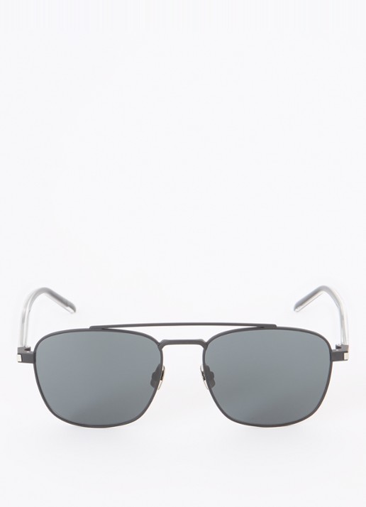 Saint Laurent Piloten zonnebril SL665 - detail 2 zwart