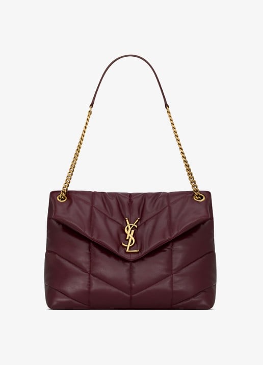 Saint Laurent Puffer Medium schoudertas van kalfsleer