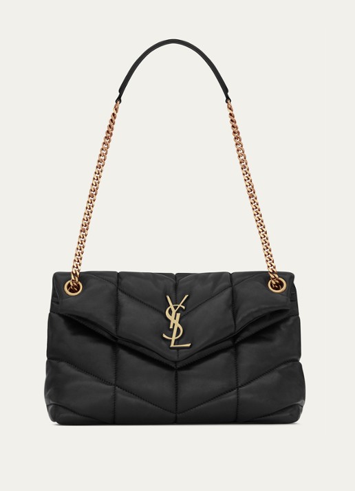 Saint Laurent Puffer Small schoudertas van quilted lamsleer