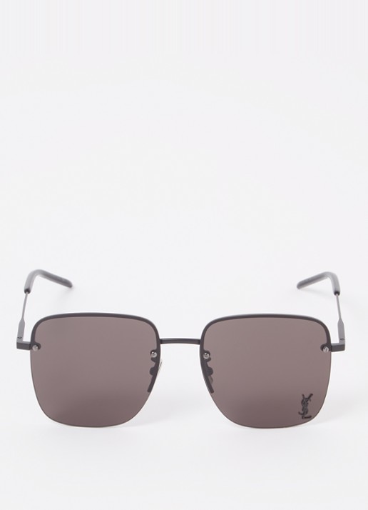 Saint Laurent Retro zonnebril SL312M - detail 3 zwart