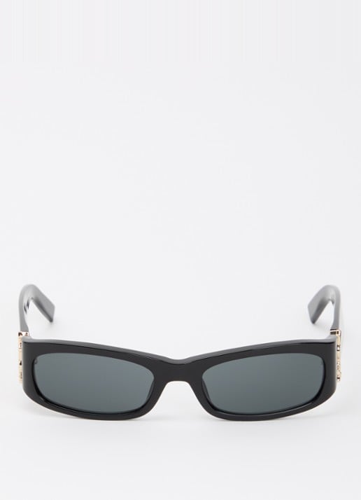 Saint Laurent Retro zonnebril SLM152 - detail zwart