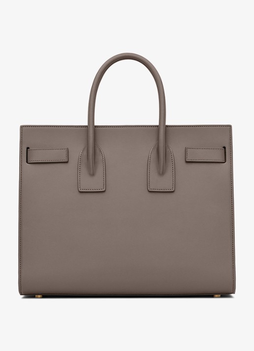 Saint Laurent Sac De Jour Small handtas van kalfsleer - achterkant grijs
