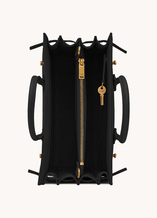 Saint Laurent Sac De Jour Supple Baby handtas van kalfsleer - detail 4 zwart