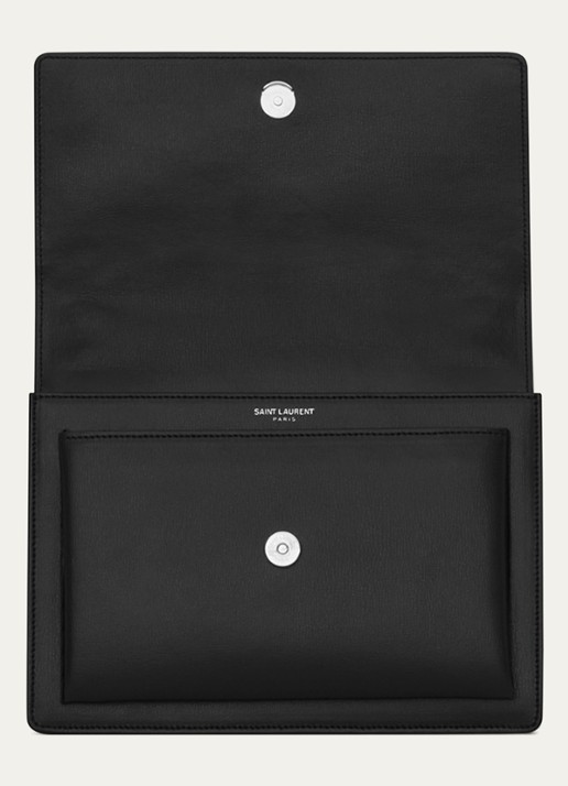 Saint Laurent Sunset Medium schoudertas van kalfsleer - detail 3 zwart