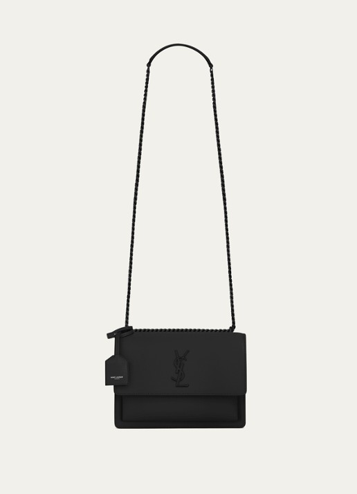 Saint Laurent Sunset Medium schoudertas van kalfsleer