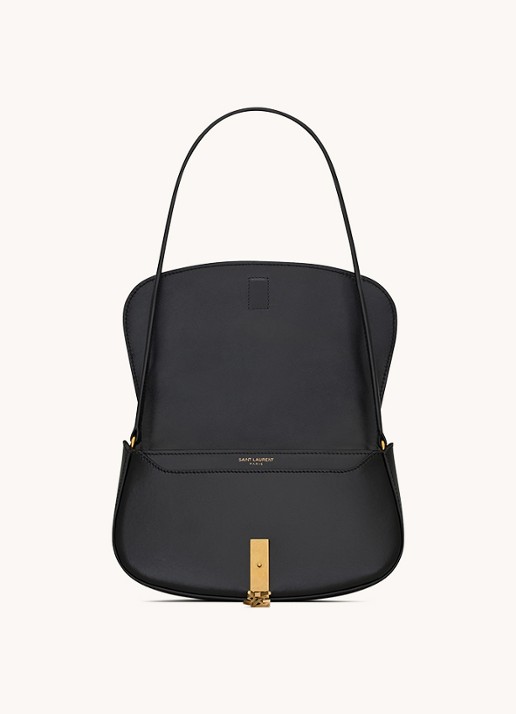 Saint Laurent Voltaire Mini schoudertas van kalfsleer - detail 2 zwart