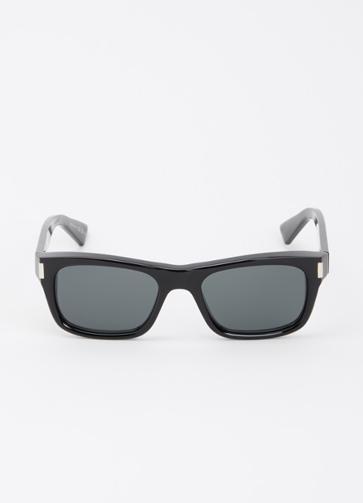 Saint Laurent Wayfarer zonnebril SL83 - detail zwart