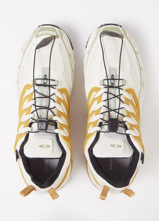 Salomon Acs Pro GTX sneaker met mesh details - detail 4 lichtbruin