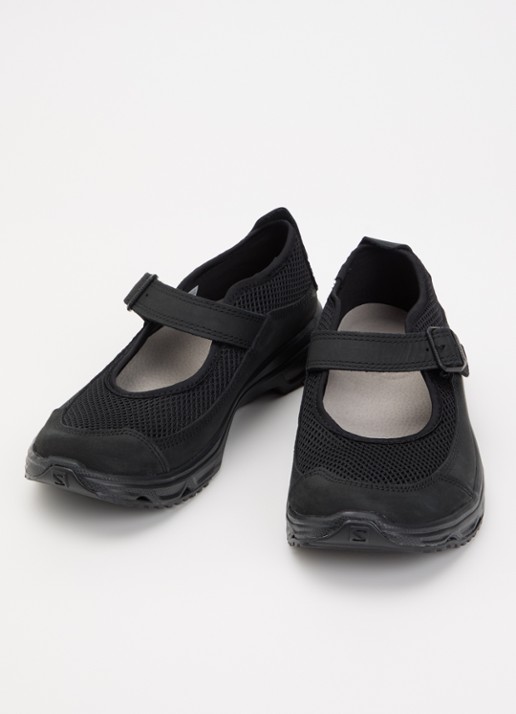 Salomon RX Marie-Jeanne sneaker van mesh met leren details - detail zwart